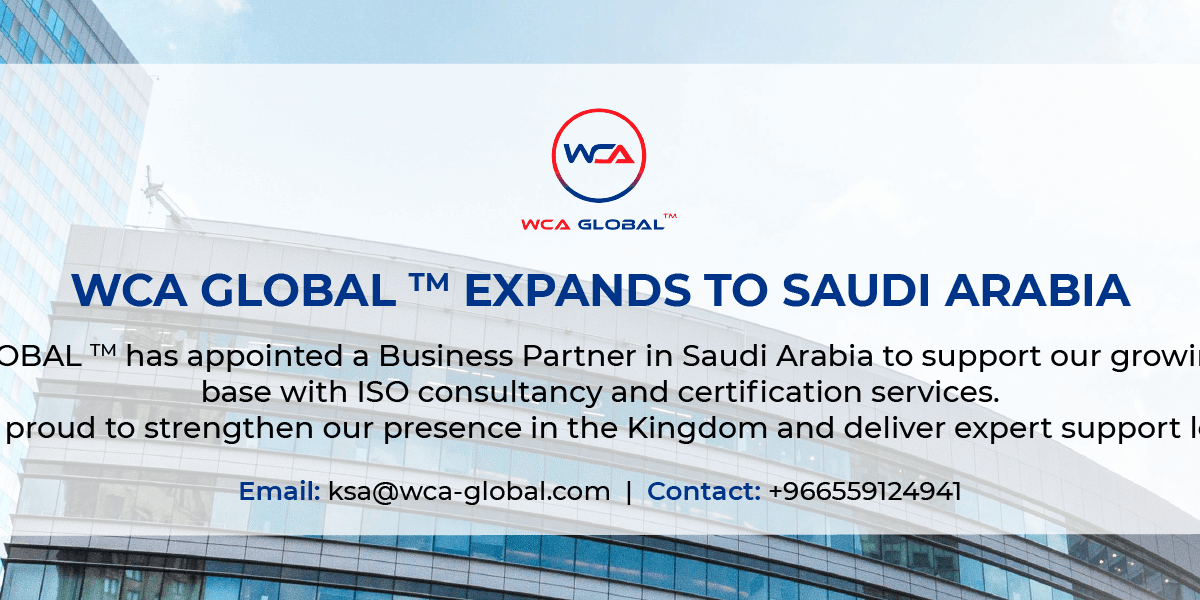 WCA GLOBAL™ Appoints Business Partner in Saudi Arabia