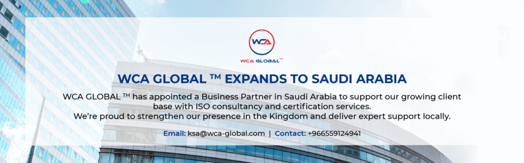 WCA GLOBAL™ Appoints Business Partner in Saudi Arabia